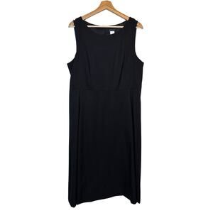 J Crew 100% Wool Sleeveless Sheath Dress Size 16 Minimal Career Professional